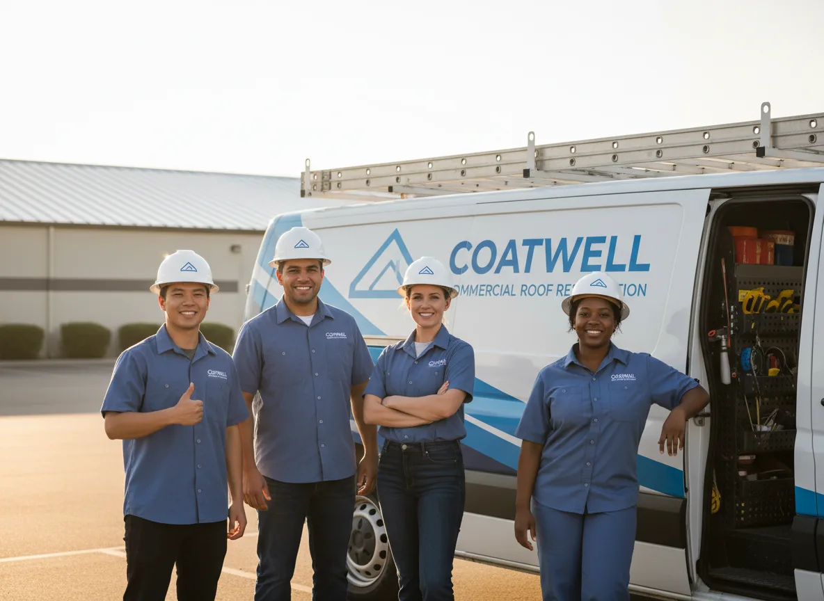 Commercial roof coating company in Stanley, NY